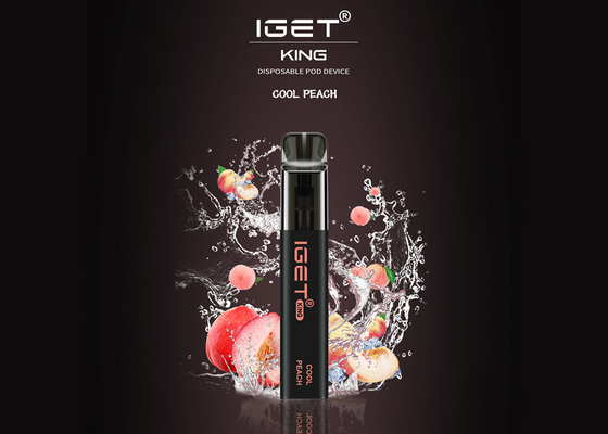 Re 2600 soffi di Iget compreso il nicotina Vape eliminabile di 5% rinchiude 9 sapori