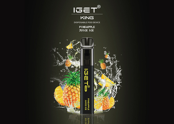 Re 2600 soffi di Iget compreso il nicotina Vape eliminabile di 5% rinchiude 9 sapori