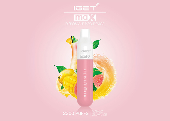 GHIACCIO DEL MIRTILLO DEL GHIACCIO DELLA GUAIAVA DEL MANGO DI IGET MAX 16 SAPORI – 2300 SOFFI