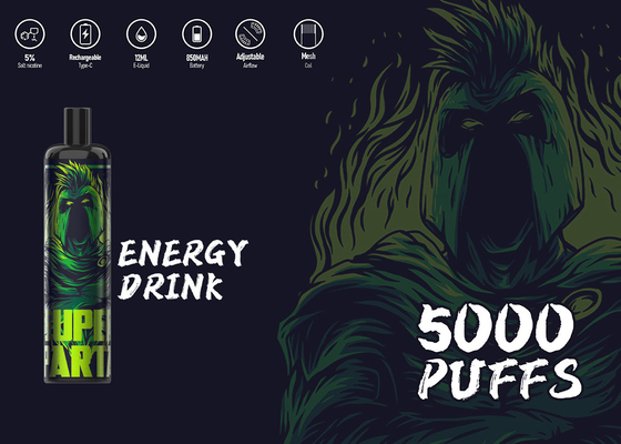 5000 sigaretta di energia E dei soffi EPOD, multi vaporizzatore di sapori di Epod