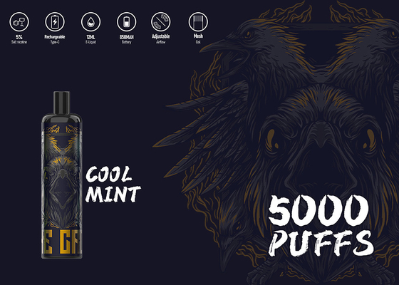 5000 sigaretta di energia E dei soffi EPOD, multi vaporizzatore di sapori di Epod