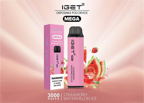 I vapes MEGA eliminabili di IGET 3000 soffi fruttificano e-sigaretta di sapori un vaporizzatore da 10 ml