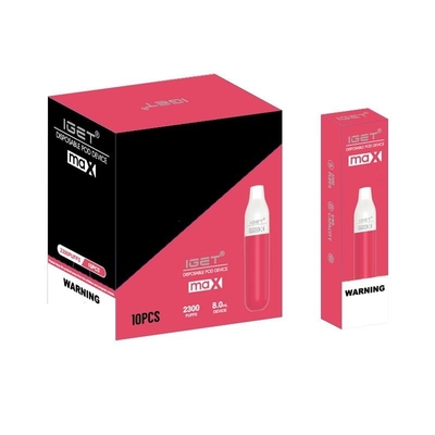 IGET Vape eliminabile rinchiudono i pufffs di IGET max 2300