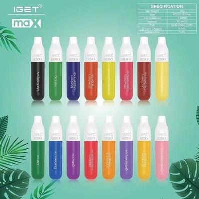 IGET Vape eliminabile rinchiudono i pufffs di IGET max 2300