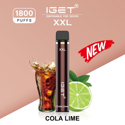 Penna eliminabile del vape di IGET della fabbrica della sigaretta del iget dei soffi elettronici originali del xxl 1800