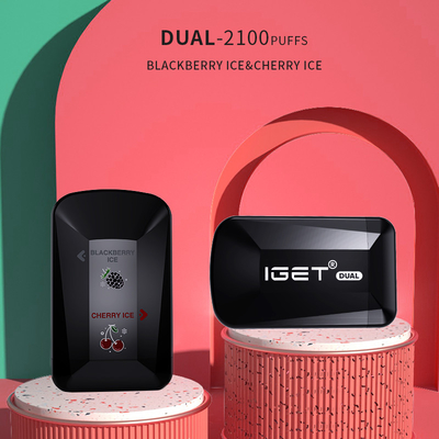 NUOVI IGET SI RADDOPPIANO 2100 SOFFI 2 sapori in 1 prezzo franco fabbrica originale del dispositivo 8ml 1000mAh