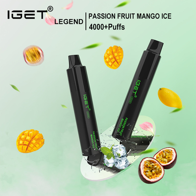 2022 la nuova leggenda originale 4000 di Vape IGET SOFFIA penna eliminabile di Vape del nicotina di 5%