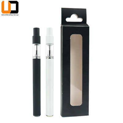 Penna vuota all'ingrosso ceramica bianca nera della bobina D5 CBD 0.5ml 1.0ml Vape