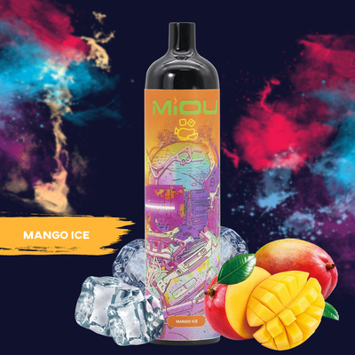 Miou 9000 soffia dispositivo eliminabile del baccello della capacità della penna 20ml del vape di sapore regolare grande in azione