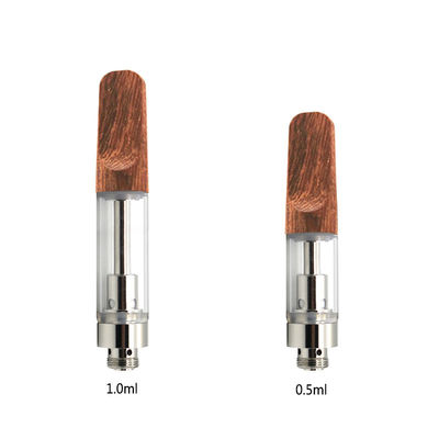 Una punta di legno di 510 fili intorno alle cartucce eliminabili piane di CCELL Vape