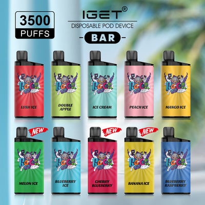 IGET ORIGINALI ESCLUDONO i SOFFI ELIMINABILI della PENNA 3500 di VAPE - bacca mista