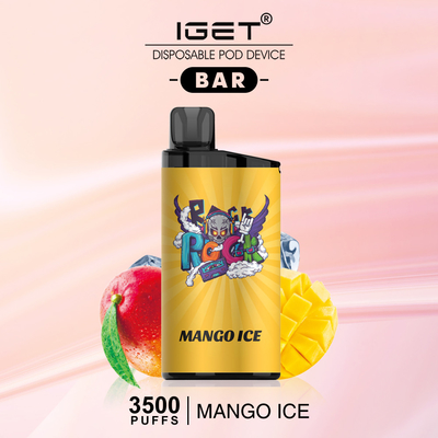 Dispositivo eliminabile di spedizione veloce IGET Antivari di Vape 3500 soffi