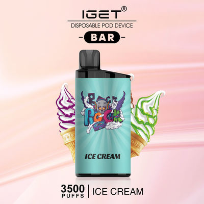 1500mAh batteria Vape eliminabile IGET ANTIVARI 3500 soffi 25 sapori disponibili