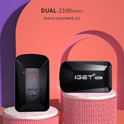 Iget si raddoppia due sapori in un ghiaccio &amp; Cherry Ice di Blackberry dei soffi del dispositivo 2100