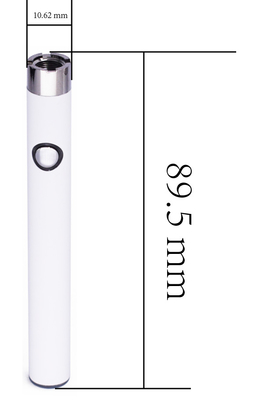 Batteria adjutable -2.8~3.5~4.2V del vape del cbd di tensione del bottone 350mah della batteria B9