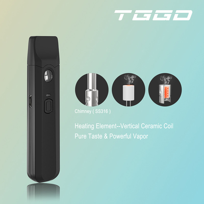 La vendita diretta su ordinazione di qualità superiore 280mah 1ml preriscalda la tensione eliminabile di CBD Vape Pen Pod No Leak Adjustable