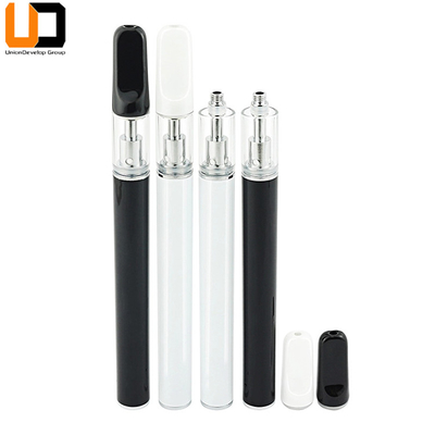 Penna ceramica su ordinazione ricaricabile/eliminabile 400mAh del vape dell'olio del thc del cbd della bobina di logo 0.5/1.0ml