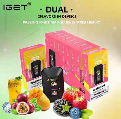Iget si raddoppia 2 sapori in 1 sigaretta elettronica eliminabile di 2100 soffi