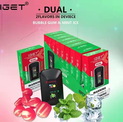 Iget si raddoppia 2 sapori in 1 sigaretta elettronica eliminabile di 2100 soffi
