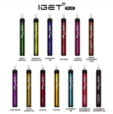 Sigaretta autentica Iget di 100% Iget E più 1200 la penna di Vape del nicotina dei soffi 4.8ML 5%