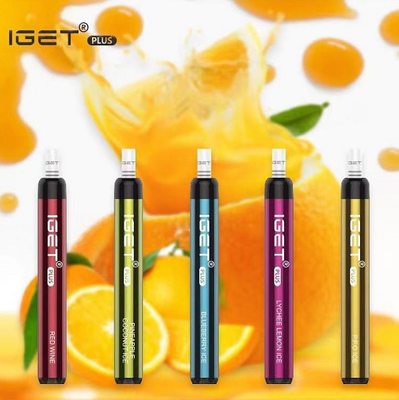 Sigaretta autentica Iget di 100% Iget E più 1200 la penna di Vape del nicotina dei soffi 4.8ML 5%