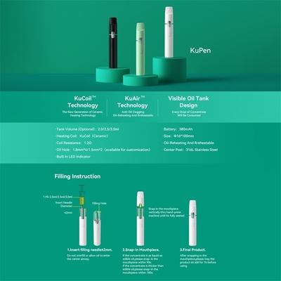 Alta qualità P25 Vape eliminabile all'ingrosso una bobina ceramica da 380 mah