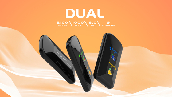I sapori doppi in un dispositivo Vape eliminabile 2100 soffia IGET DOPPIO con la batteria 1000mah