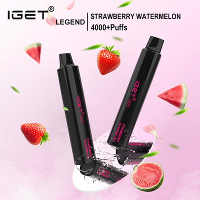 Penna eliminabile del vape del sale 12ml del nicotina del soffio 5% di leggenda 4000 di IGET con un sapore di 13 generi