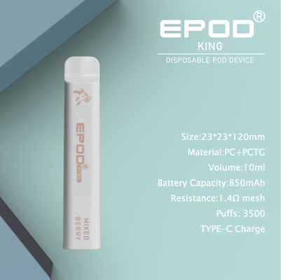 RE 3500 soffi Vape eliminabile ricaricabile di Epod con i sapori di IGET