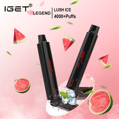 5% 4000 soffi 1350 penna eliminabile del vape di leggenda differente di colore IGET di mah