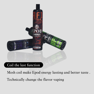 Nicotina EPOD Vape eliminabile 850mah 118*25*25mm del ghiaccio 5% del litchi