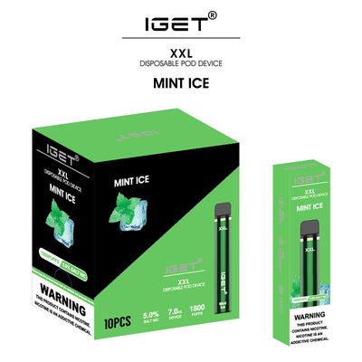 I sapori popolari 7ml Iget eliminabile Vape 1800 della frutta soffia penna della sigaretta di Iget Xxl E
