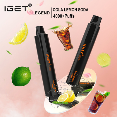 12ml soffi Vape eliminabile di LEGGENDA 4000 di capacità IGET con la batteria 1350mAh
